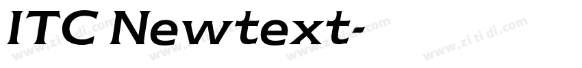 ITC Newtext字体转换